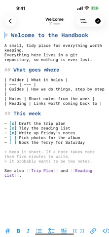 git.md — Markdown Editor Screenshot 3 of 6