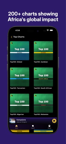 AfroCharts iPhone screenshot