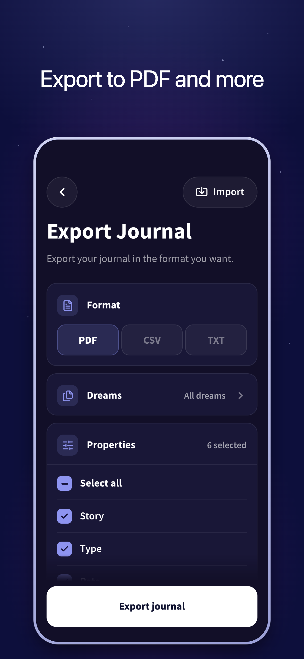 Oniri - Your Dream Journal screenshot 8