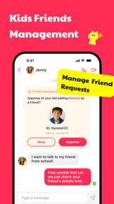 JusTalk Kids - Safe Messenger screenshot