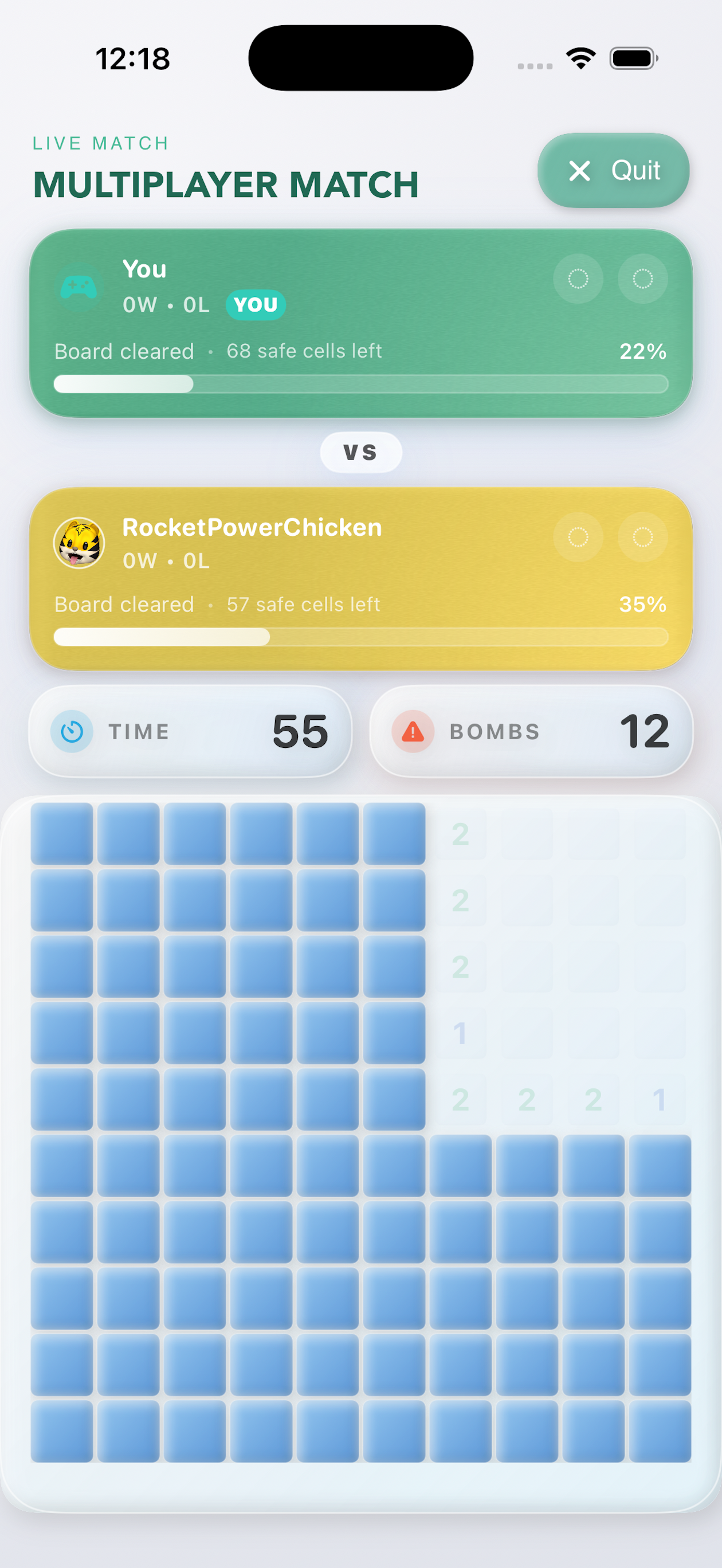 Sweeple - Minesweeper Battle screenshot 2