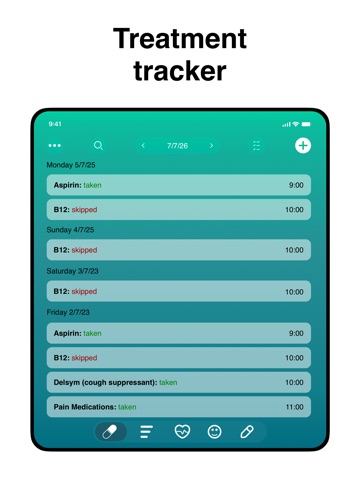 Pill Reminder: Meds iPad screenshot 3