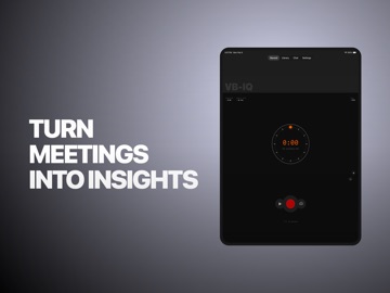 Verbatim IQ: Voice to Text iPad screenshot