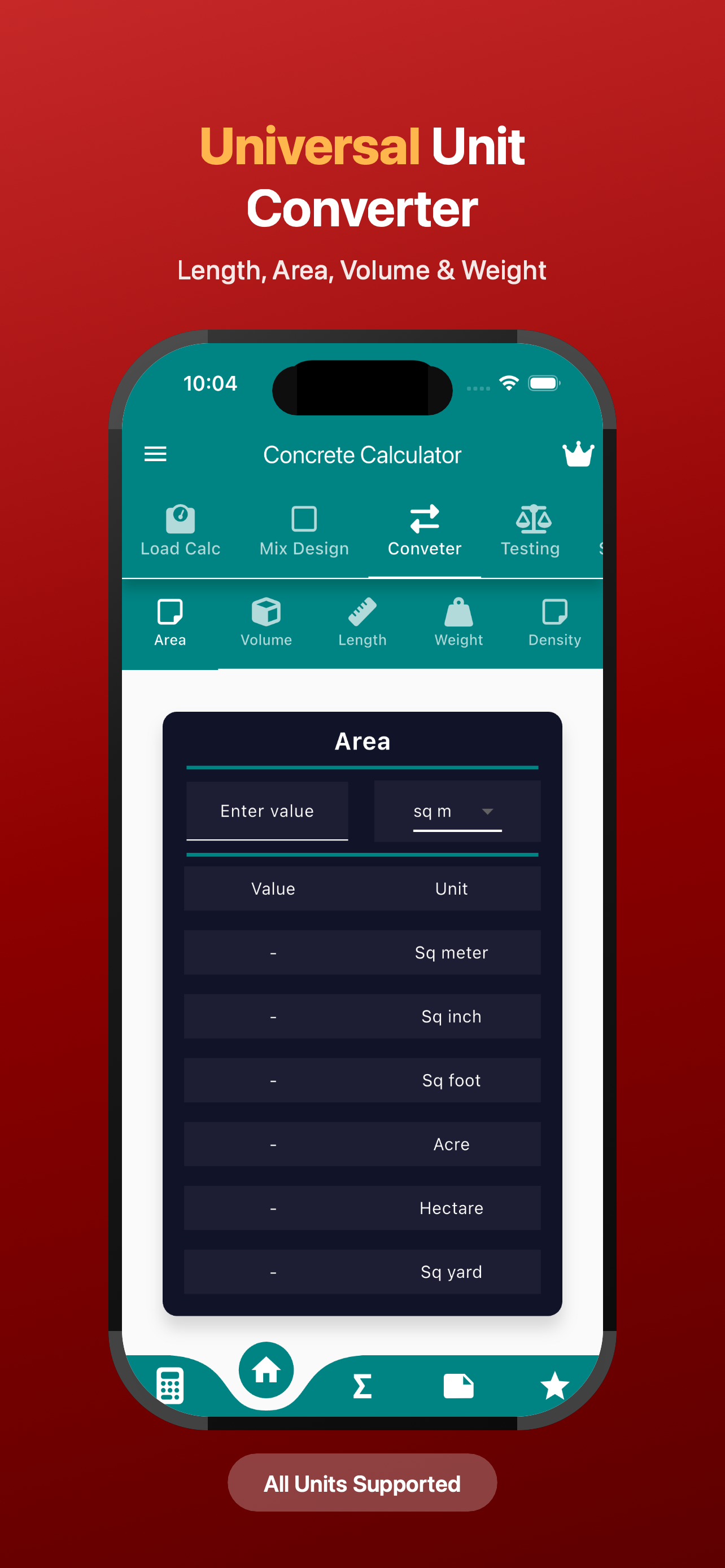 Concrete Calculator All In One