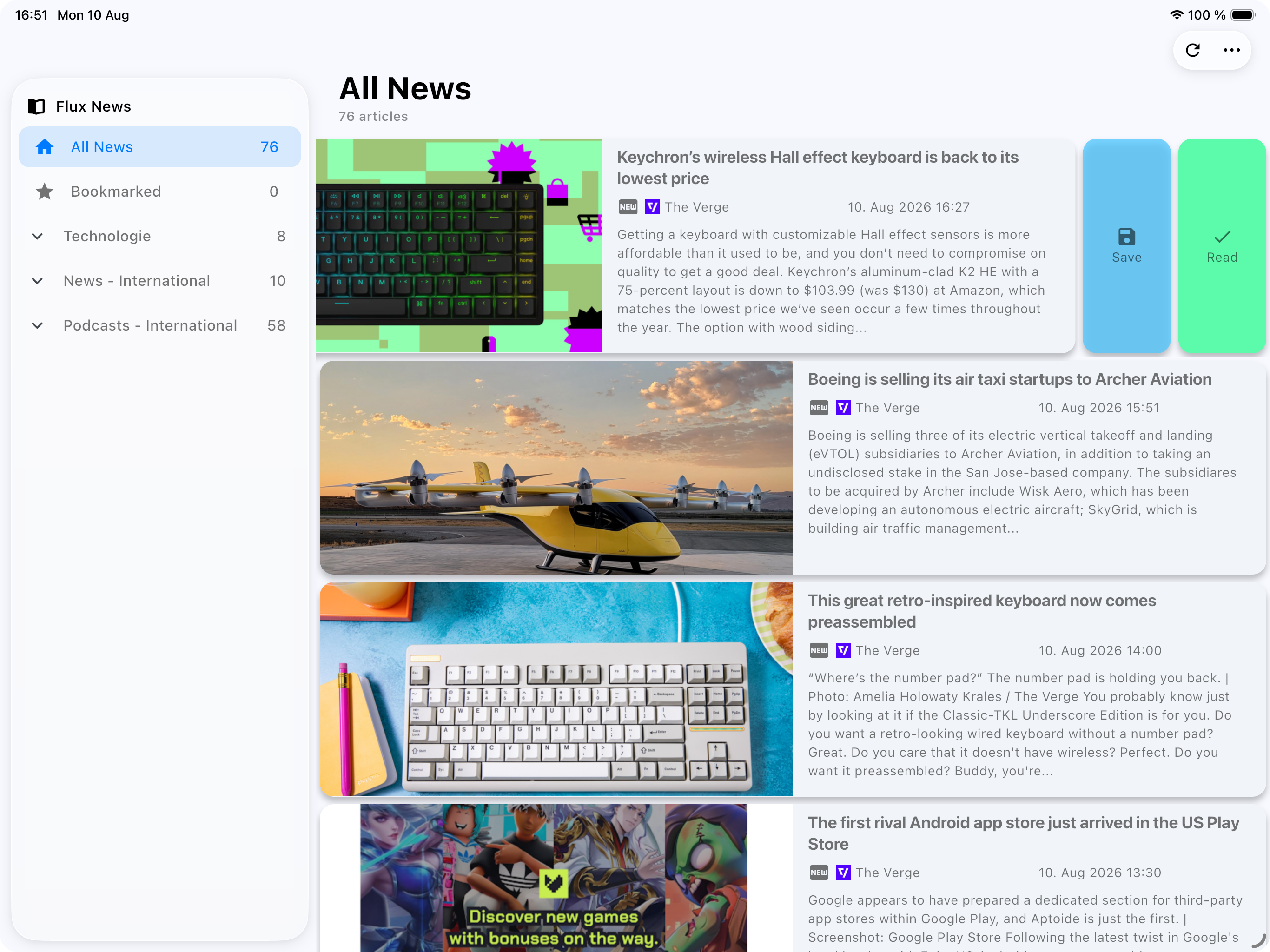 Flux-News screenshot 12