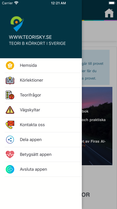 Teori På Svenska - körkort B Screenshot