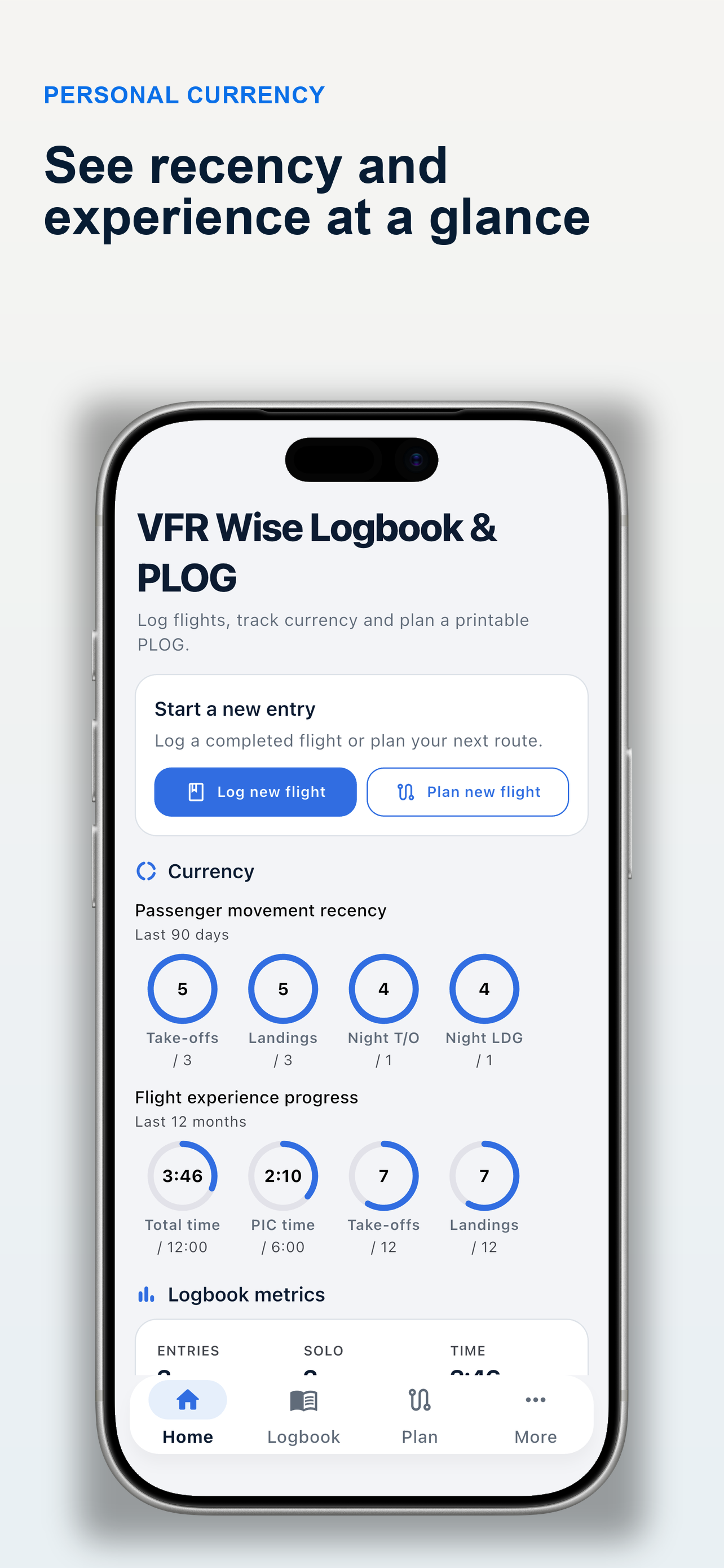 VFR Wise Logbook & PLOG screenshot 3