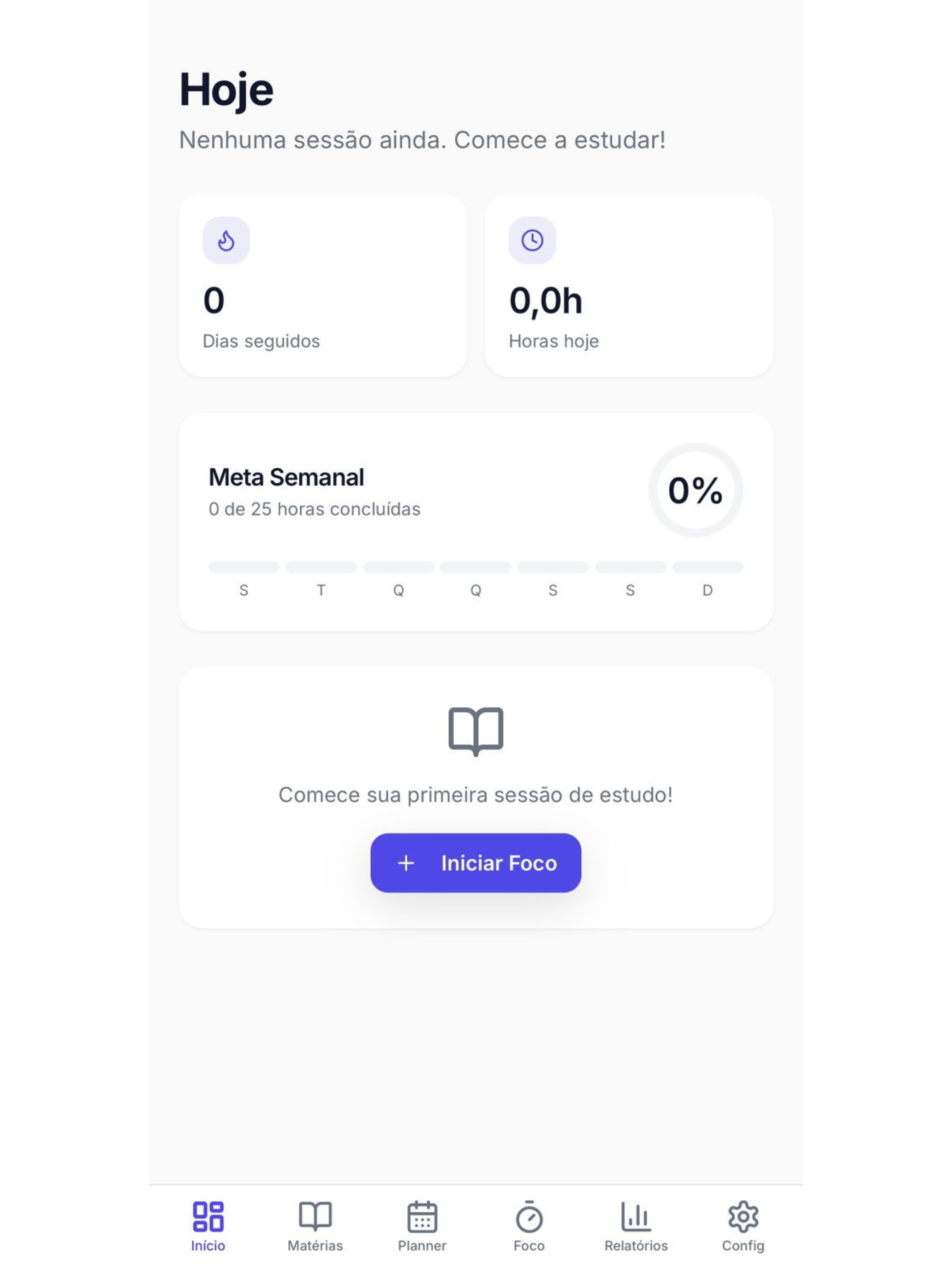 Estudaê - Plano de Estudos
