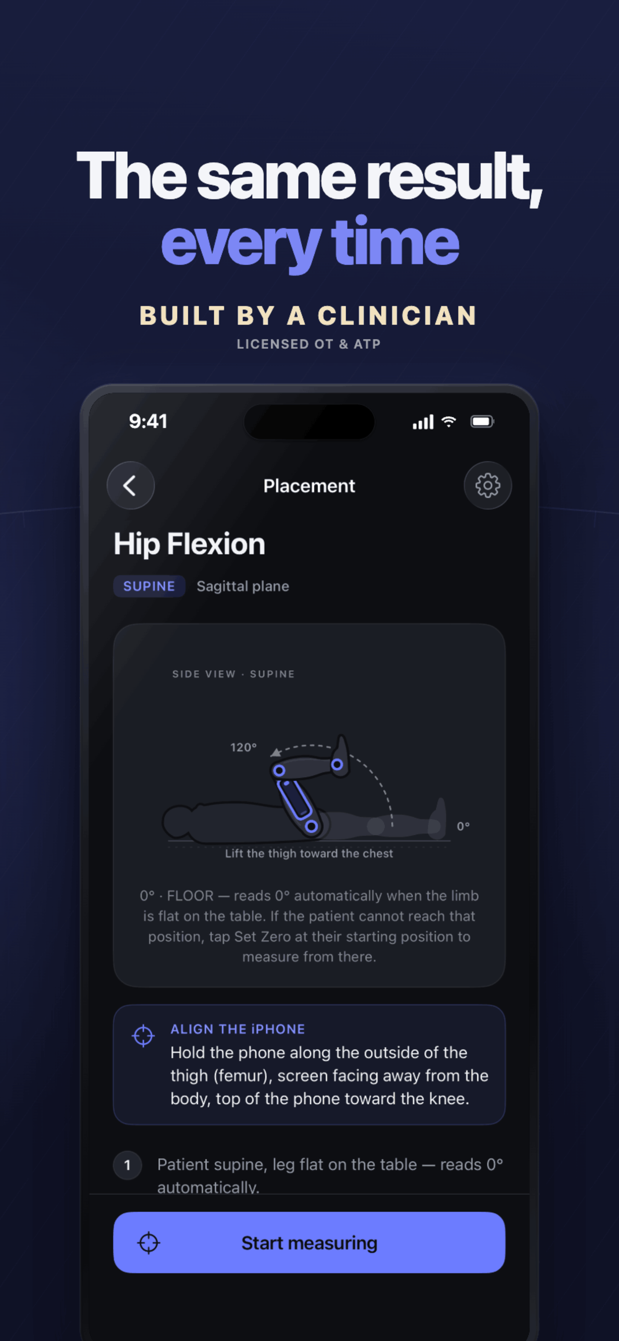 Goniometer: Range of Motion screenshot 2