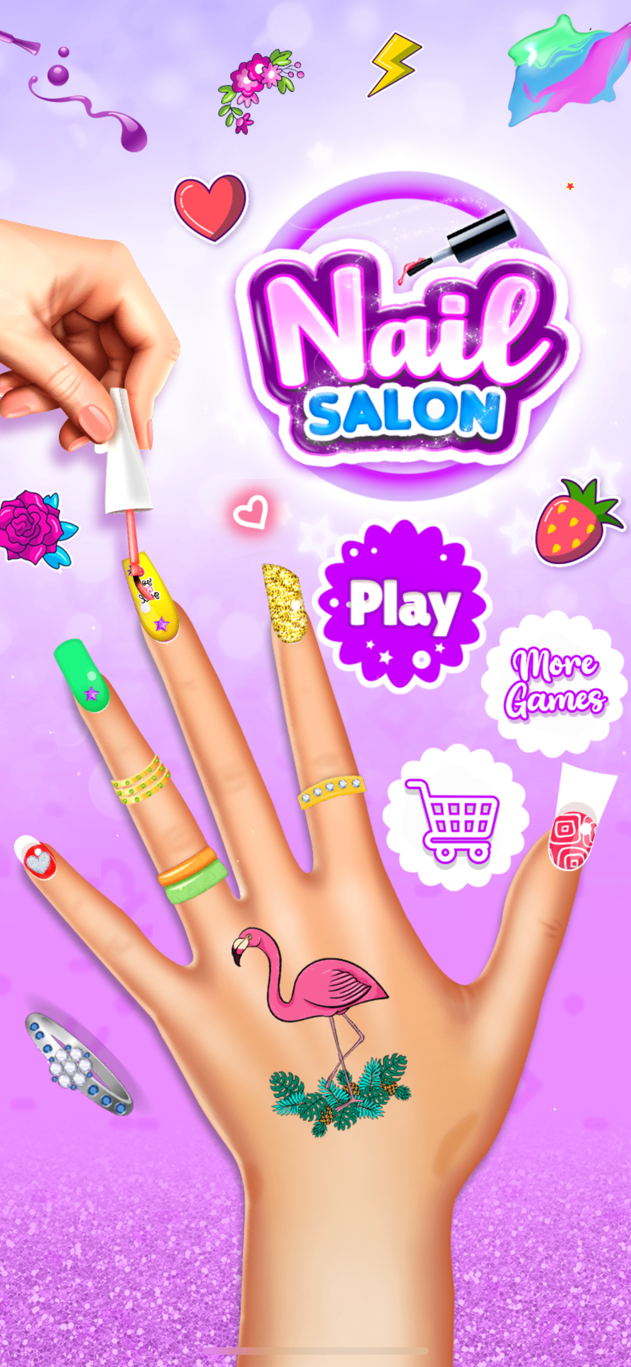 Nail Salon Acrylic Nails Games screenshot 6