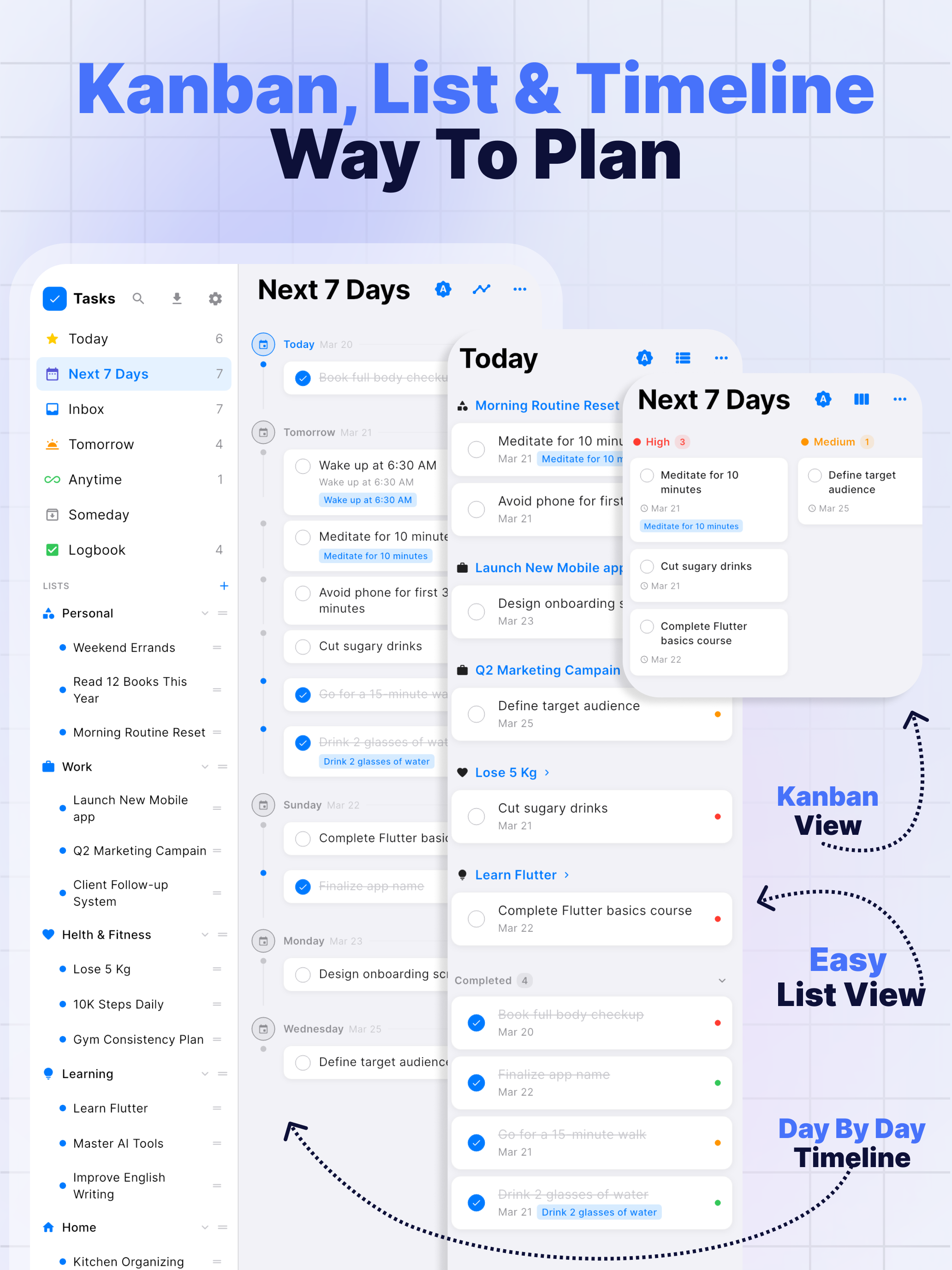 Task Todo List & Calendar