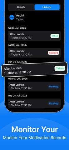 Meditrack: Medicine Tracker iPhone screenshot