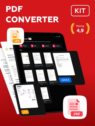 Convert to PDF - Converter KIT iPad screenshot