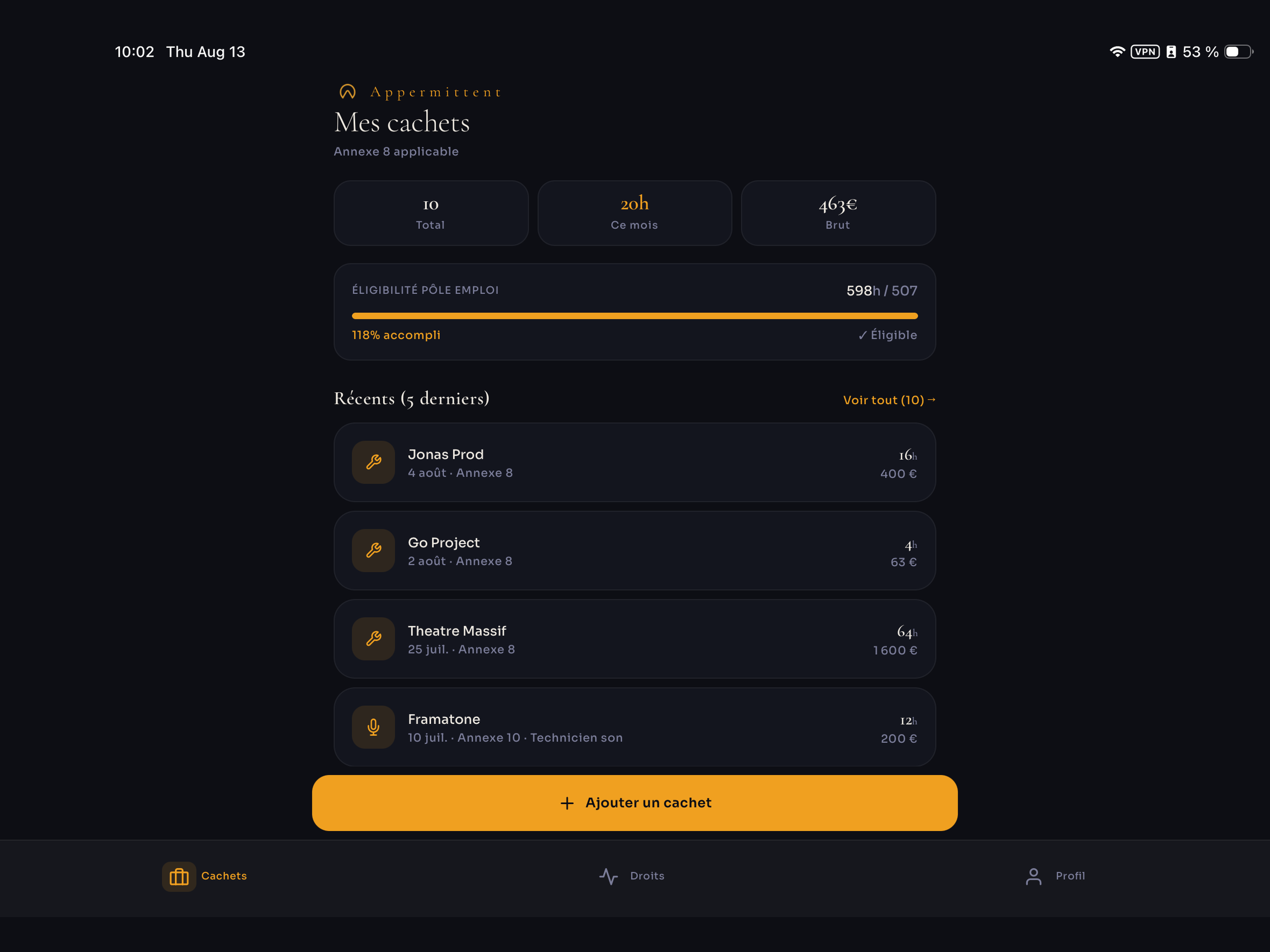 Appermittent screenshot 4