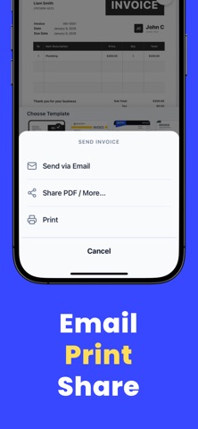 Invoice Maker » Estimate GO screenshot