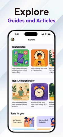 Rest AI - Digital Detox Coach screenshot