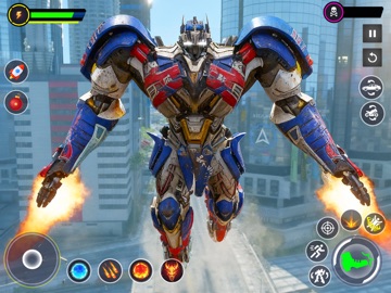 Multi Robot Transform City War iPad screenshot