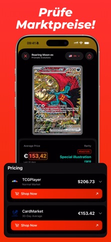 Eyevo: Pokemon Karten Scanner iPhone screenshot 3