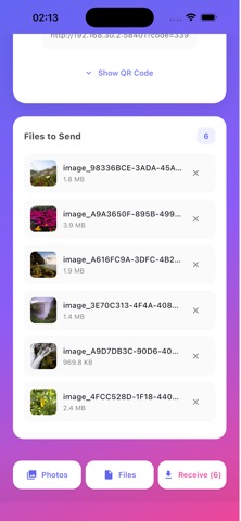 Pigeon - file transfer Screenshot 1 of 3