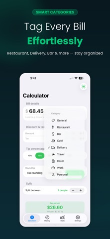 Tip Calculator Split Bills Screenshot 1 of 10