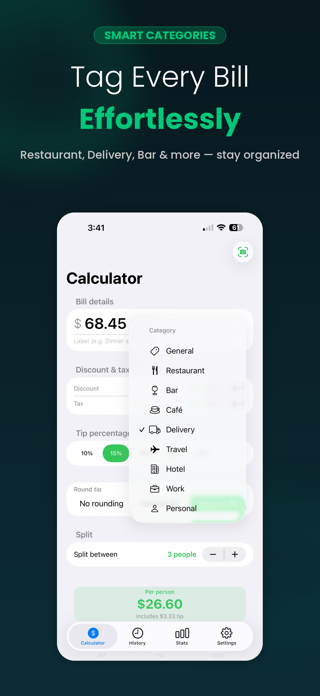 Tip Calculator Split bills Screenshot 1 of 10