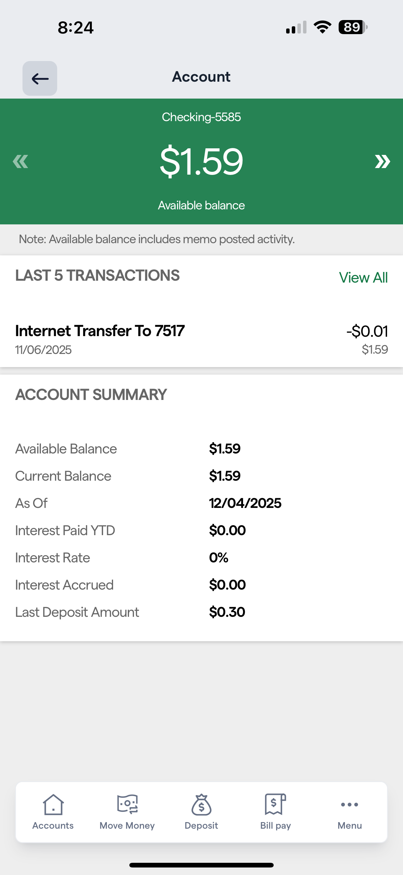 Bank of Erath screenshot 3