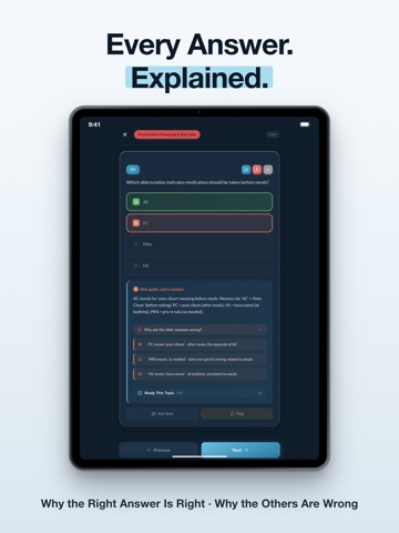PTCB PTCE Pharmacy Prep 2026 iPad screenshot