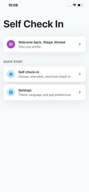 IN2: Self Check In screenshot 1
