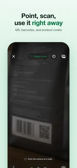 MeCode: QR Barcode Scanner screenshot 1