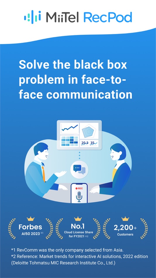 #1. MiiTel RecPod (iOS) By: 株式会社RevComm