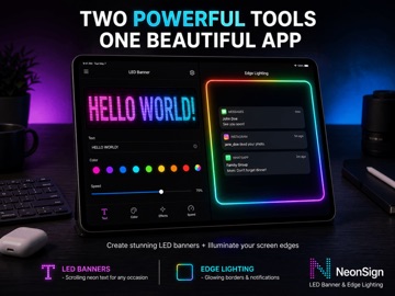 Led Banner Edge Lighting iPad screenshot
