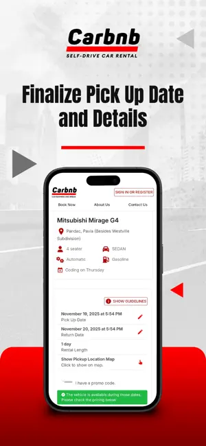 Carbnb screenshot 3