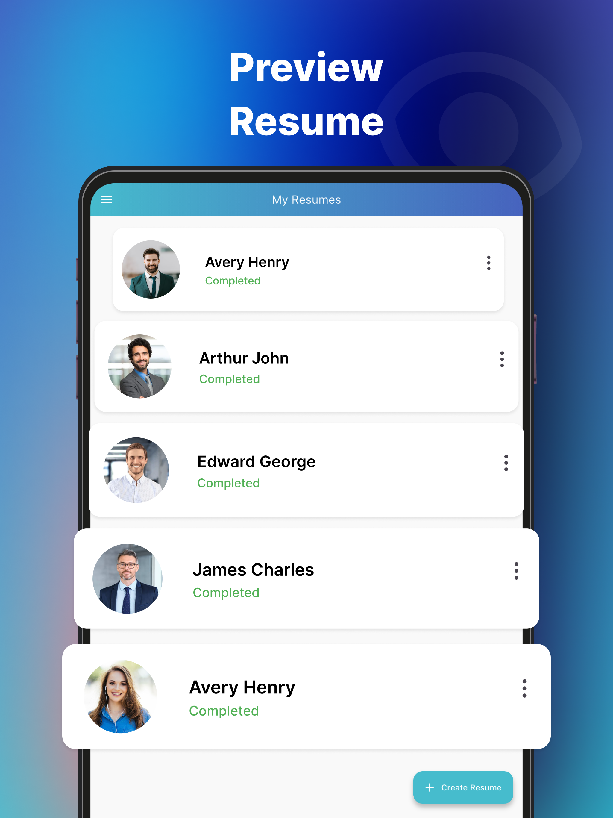 Resume Builder App: CV maker