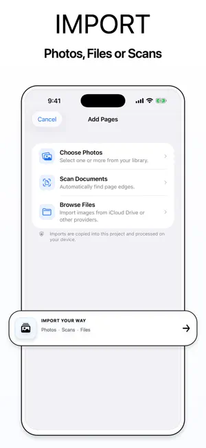 Glass: Photo to PDF screenshot 2
