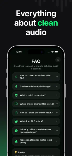 Noise Reducer & Denoise Audio screenshot 4