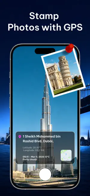 LiveGlobe: GPS Map Camera screenshot 3