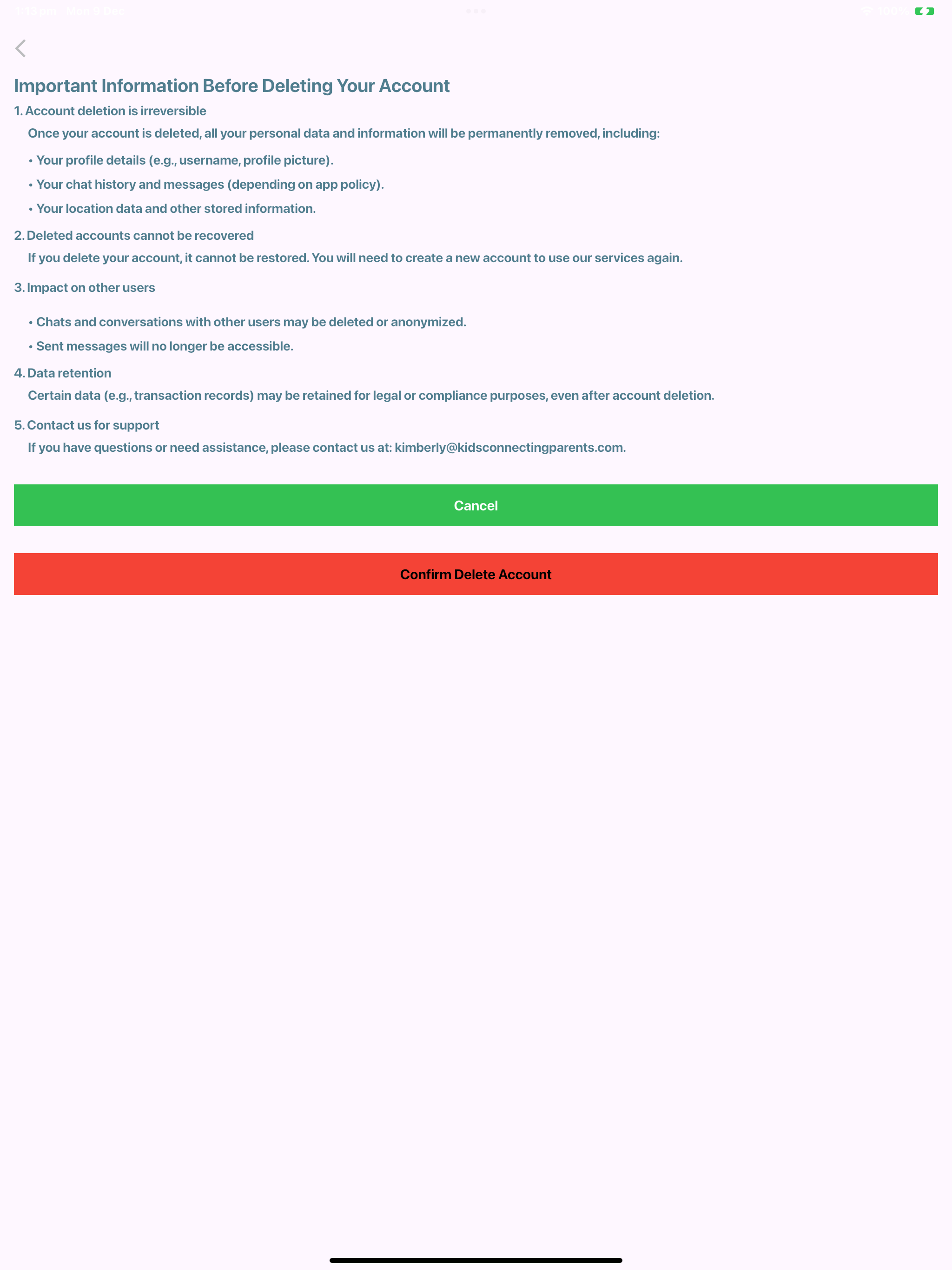 Kids Connecting Parents screenshot 10
