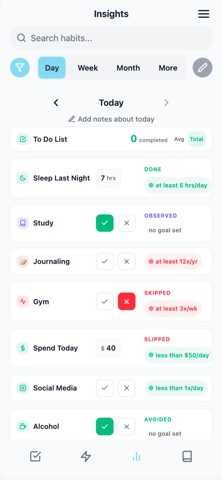 Locked In Habit Tracker Screenshot 2 of 3
