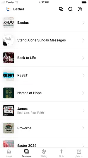 Bethel Church Owatonna MN screenshot 2