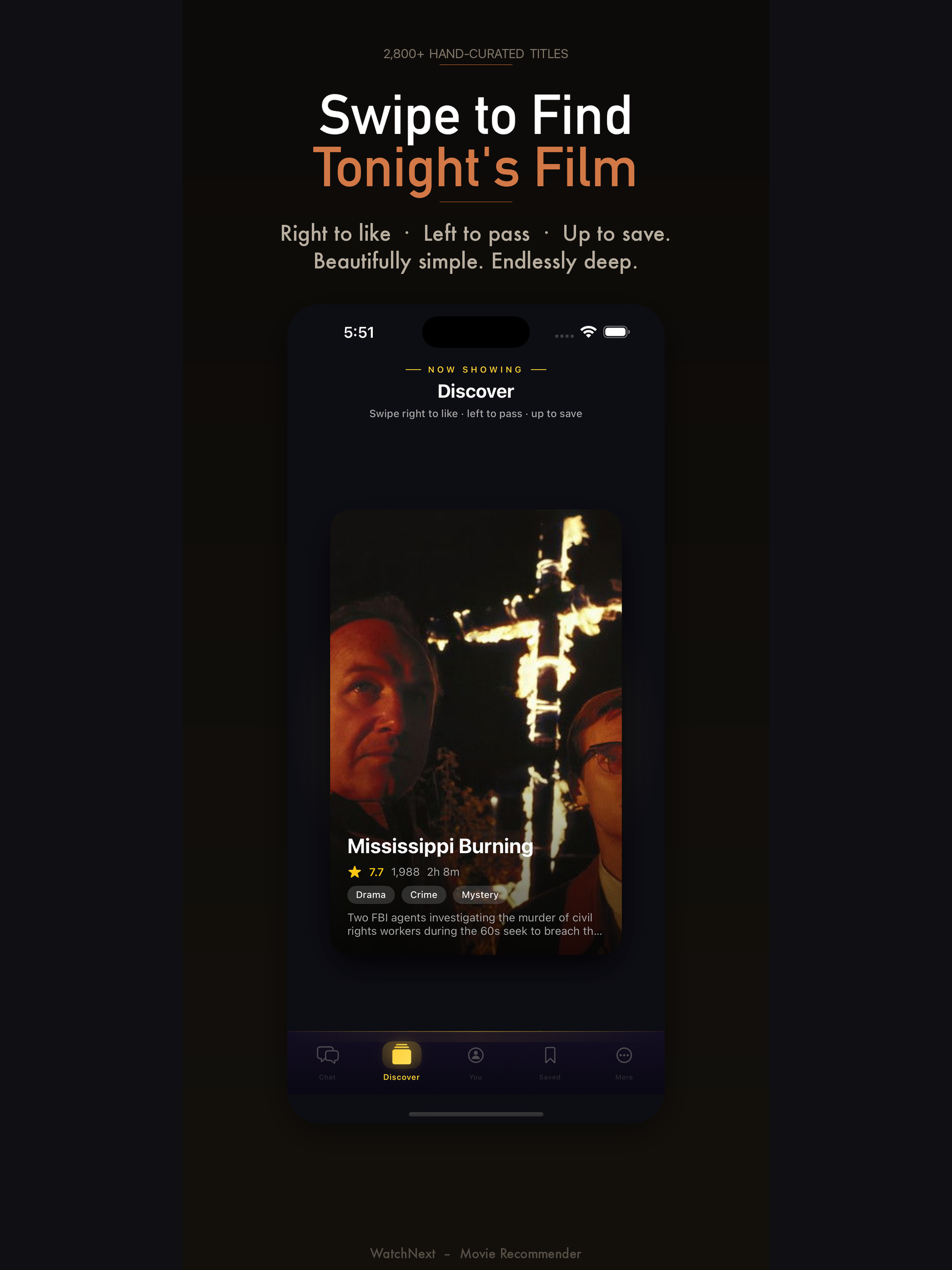 WatchNext – Movie Recommender