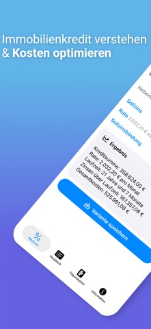 ImmoKreditCheck Kreditrechner screenshot
