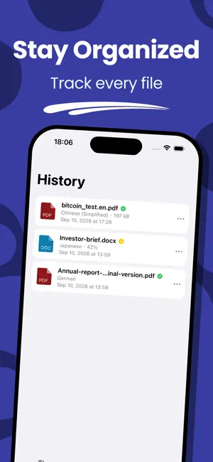 Doc Translator: PDF, EPUB, OCR screenshot 4