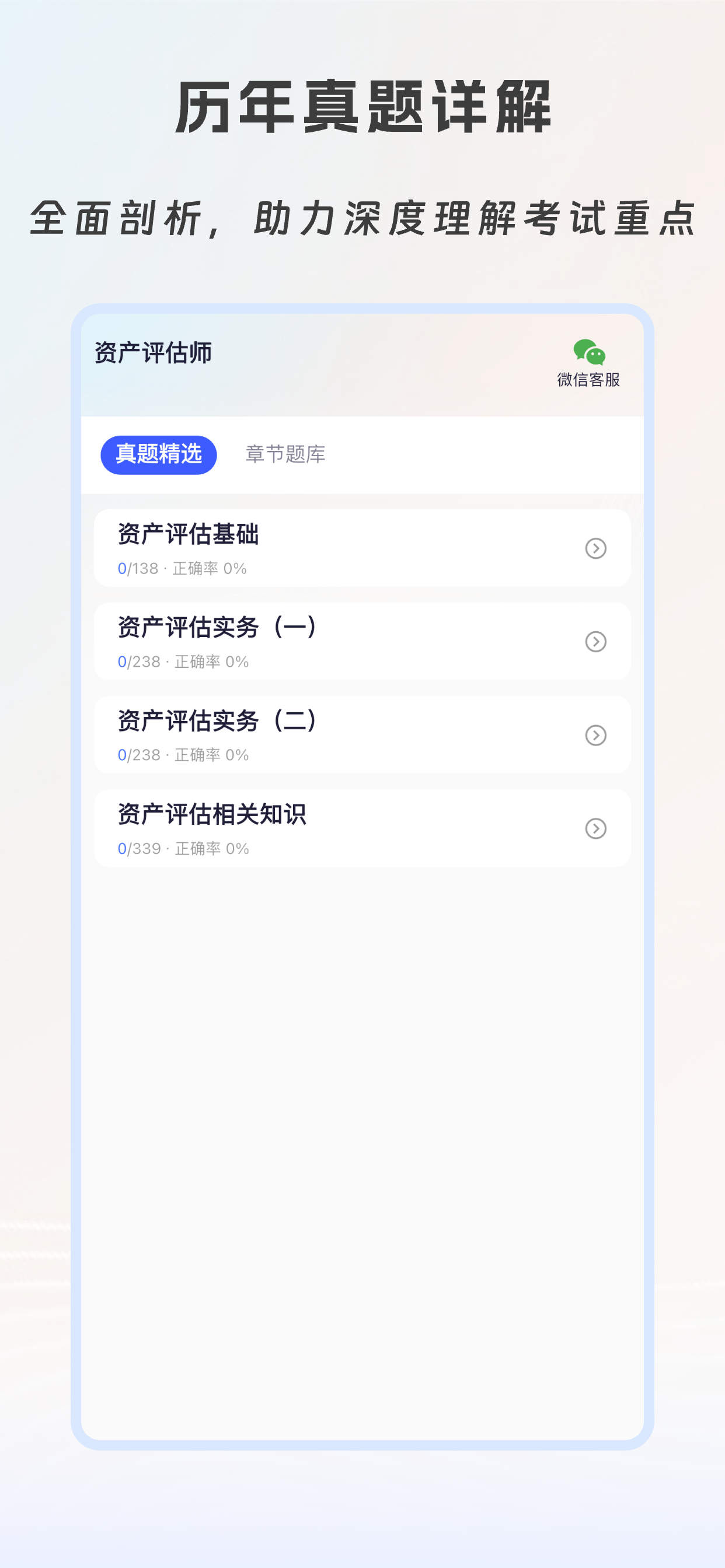 资产评估师有题库