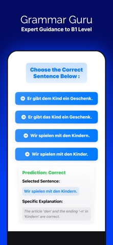 German Grammar B1 iPhone screenshot