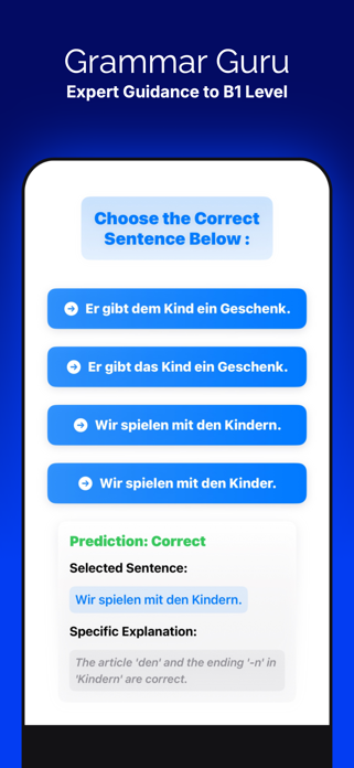 German Grammar B1 Screenshot 8 of 9