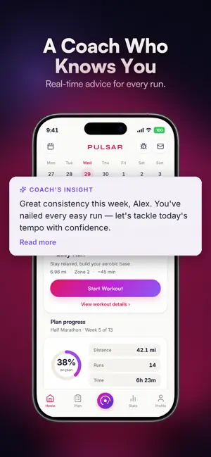 PULSAR - Running Coach screenshot 4