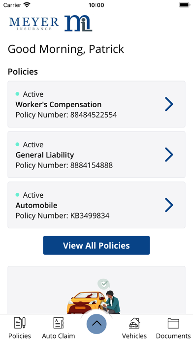 Meyer Insurance Mobile Screenshot