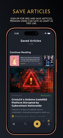 BLTN News iPhone screenshot
