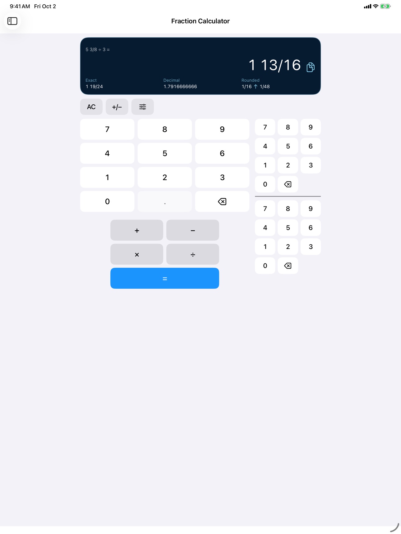 Screenshot 4 of Dividers: Workshop Calculators