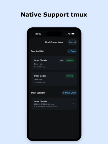 Redock - SSH / Mosh Terminal iPad screenshot 5